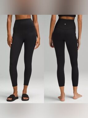 Lululemon Align High Rise Pant With Pockets 25” Black Size 10